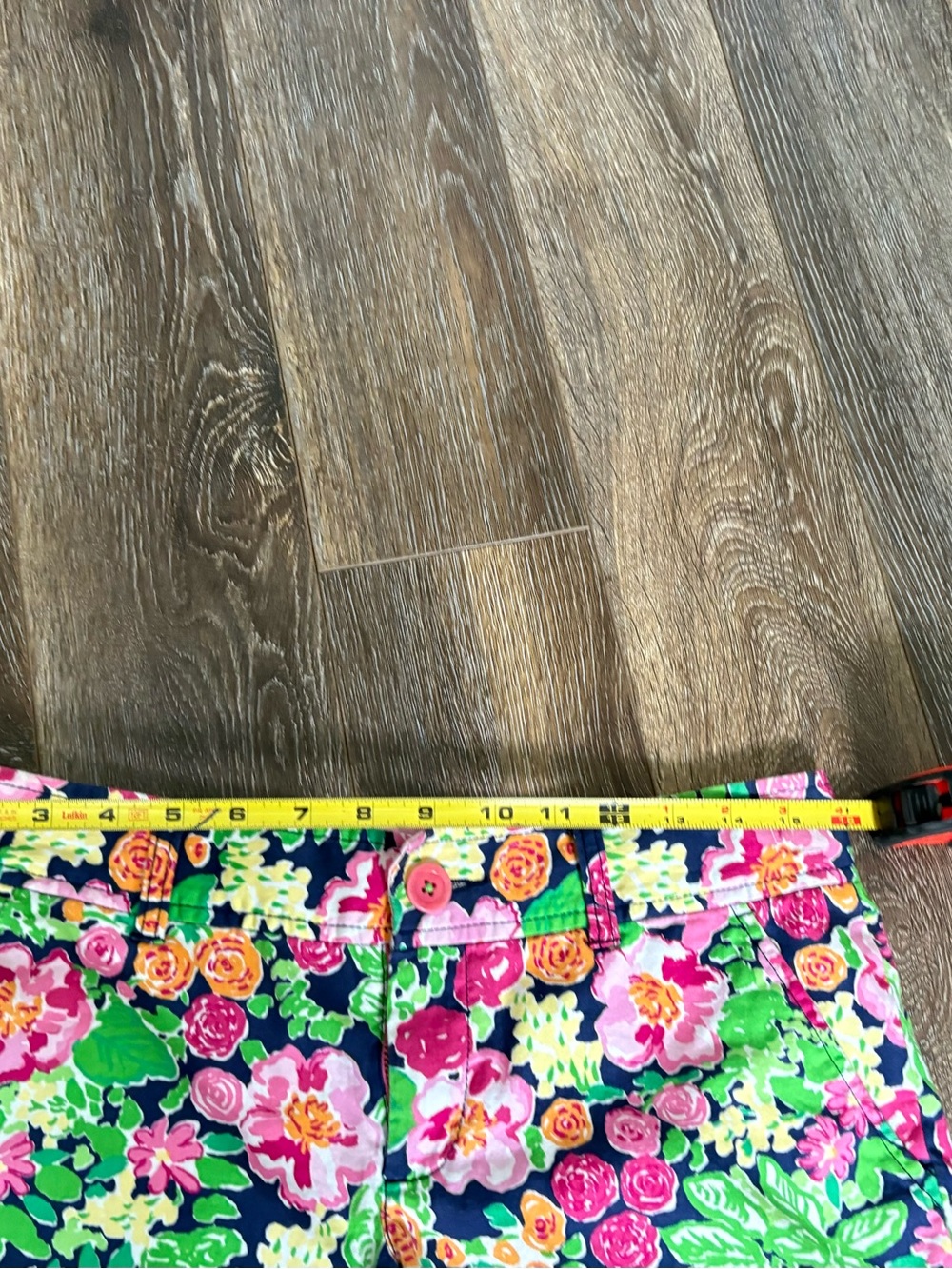 Lilly Pulitzer buttercup, shorts Floral Scallop Hem Women's Shorts Sz 4 - Picture 12 of 13